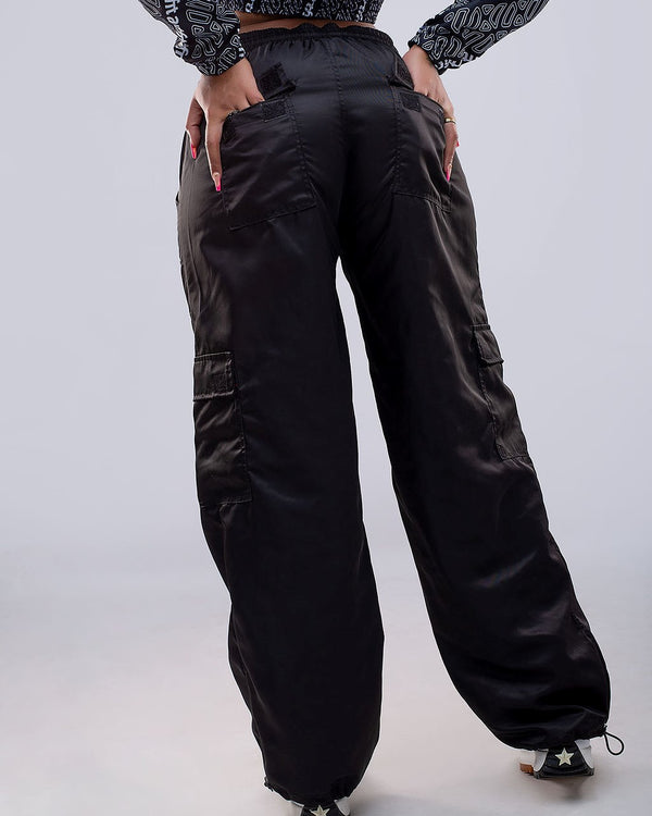 Parachute Pants - Black