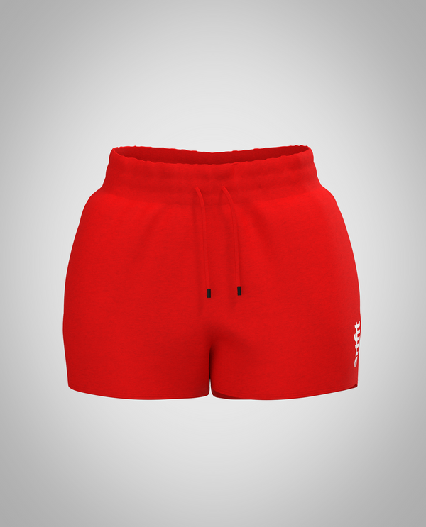 Booty Short - Red (Heavy Fabric)