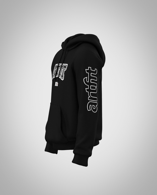 Black Hoodie(Heavy fabric)