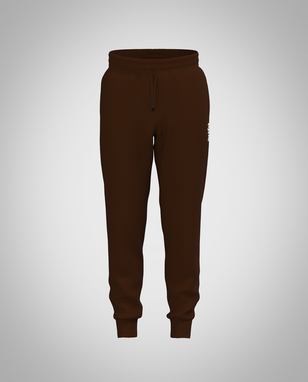 Kids Dark Brown Sweatpants(Heavy Fabric)