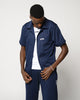 Male Short Sleeved Co-ord Shirt - Navy Blue