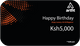 Birthday Gift Card New