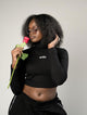 Turtle-Neck Top - Black