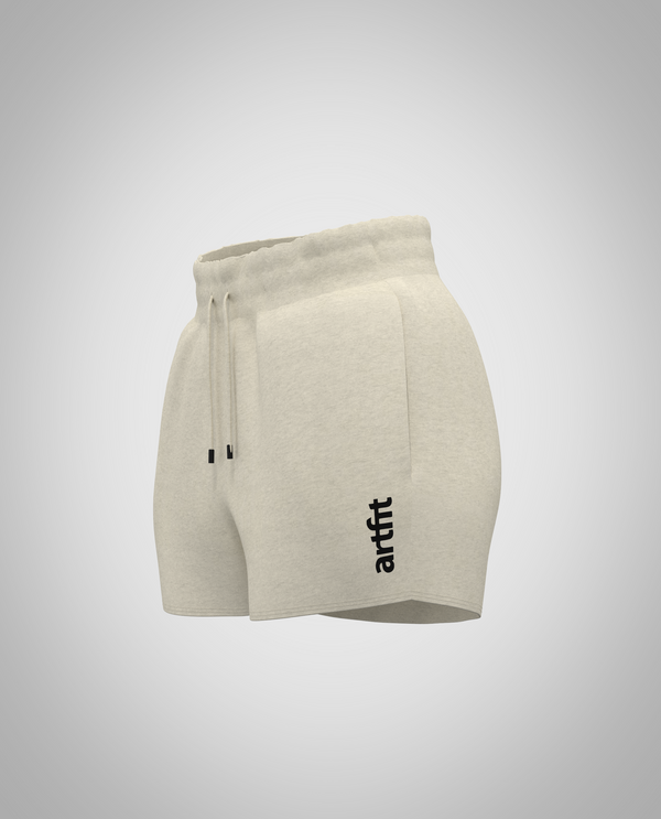 Booty Short - Cream White(Heavy Fabric)