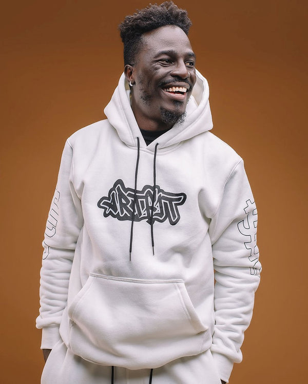 Classic Graffiti Hoodie - White