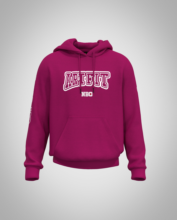 Fuchsia  Hoodie(Heavy fabric)