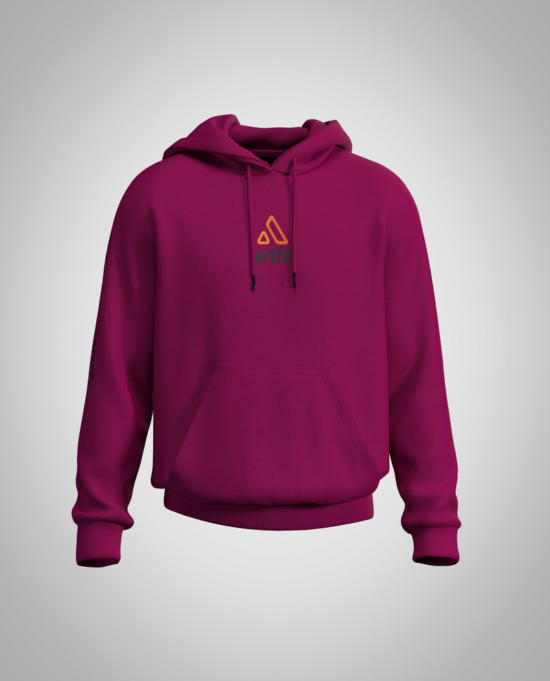 Fuchsia  Hoodie(Heavy fabric)