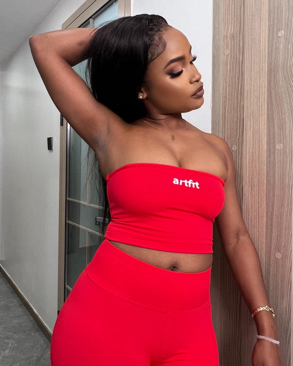 Essential Bandeau Top - Red