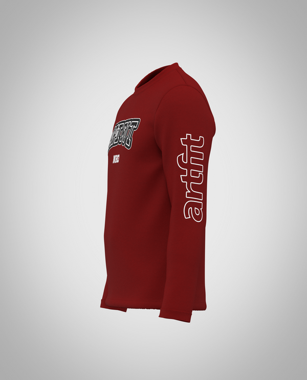 Maroon Long Sleeve T-Shirt