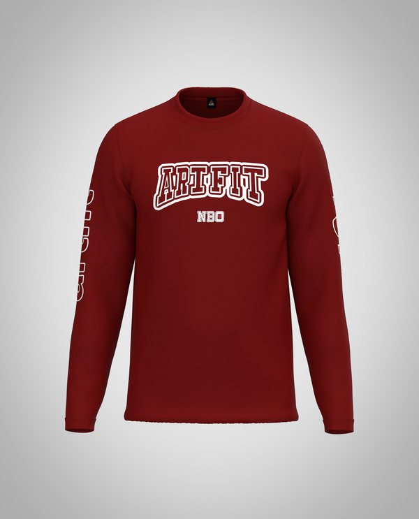 Maroon Long Sleeve T-Shirt