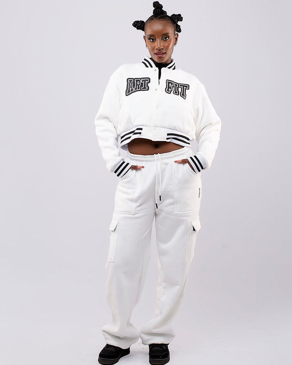 Varsity Vs Haute Pants Set - White