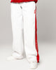 New Zaria Two Tone Sweatpants - White & Red