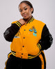 Rich Badness Varsity Jacket-  Black/Yellow