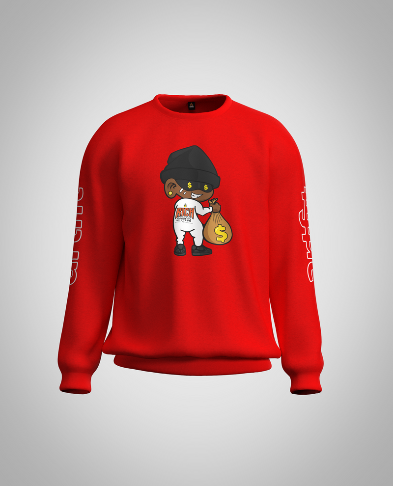 Red Sweatshirt(Heavy fabric)
