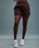 Desire Booty Short - Dark Brown