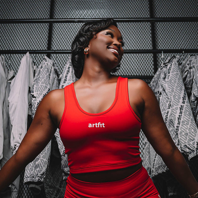 Amahle Vest Top- Red
